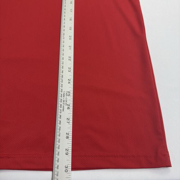 Member's Mark Men's Short Sleeve Moisture Wicking Performance Polo XXL Red - Picture 4 of 5